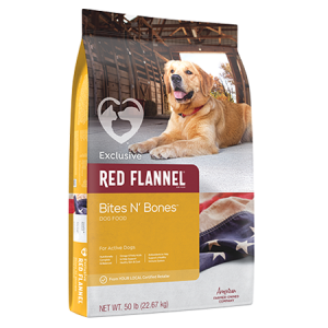 Red Flannel Bites N' Bones Dog Food 40-lb bag