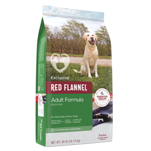 Red Flannel Adult Formula Dog Food 40-lb