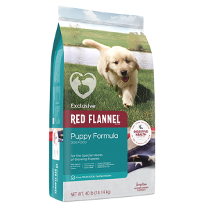 Red Flannel Puppy 40-lb Bag