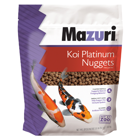 Mazuri Koi Platinum Nuggets Fish Food