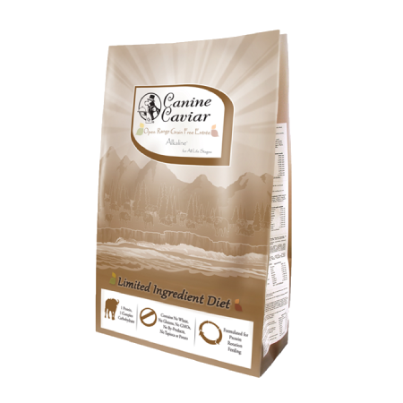 Canine Caviar Open Range Grain Free Limited Ingredient Alkaline Holistic Dog Food for All Life Stages