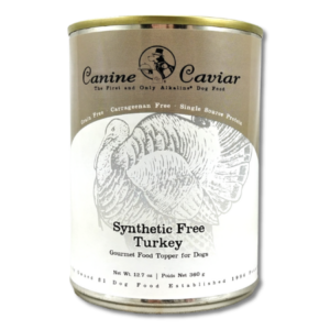 Canine Caviar Synthetic Free Turkey Gourmet Topper & Canned Dog Food Supplement