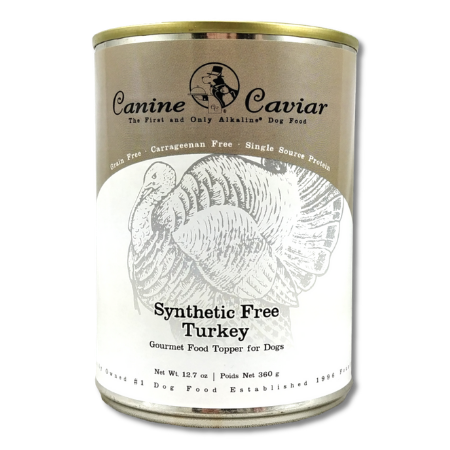 Canine Caviar Synthetic Free Turkey Gourmet Topper & Canned Dog Food Supplement
