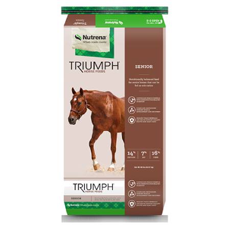 nutrena triumph senior horse feed