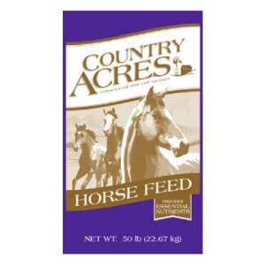 Purina Country Acres 12% HF Horse Feed 50-lb bag
