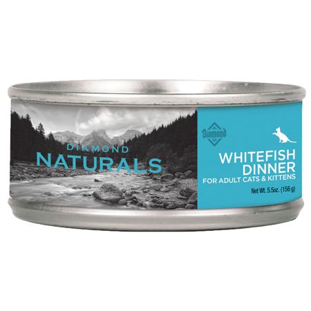 Diamond Naturals Whitefish Dinner Adult & Kitten Canned Cat Food