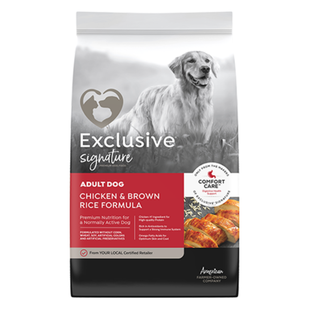Exclusive Signature Adult Dog Chicken & Brown Rice Formula