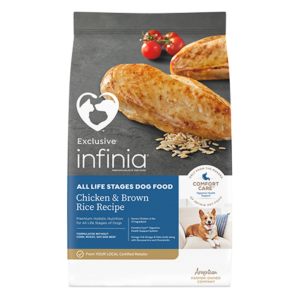 Infinia All Life Stages Dog Food Chicken & Brown Rice Recipe
