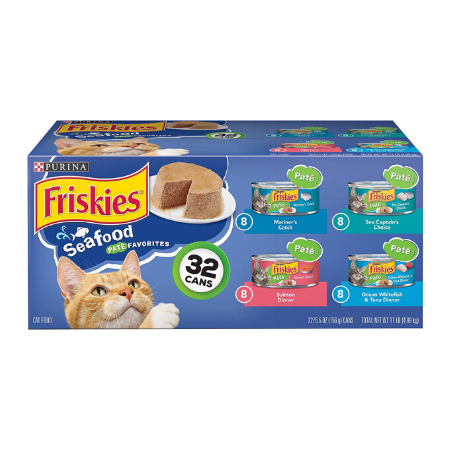 Friskies Classic Pate Seafood Variety Pack