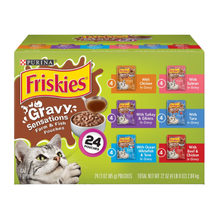 Friskies Gravy Sensations Pouch Favorites