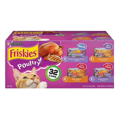 Friskies Poultry Variety Pack Canned Cat Food