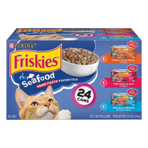 Friskies Prime Filets Seafood Favorites Variety Pack