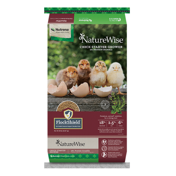 NatureWise® Chick Starter Grower 18% Poultry Feed
