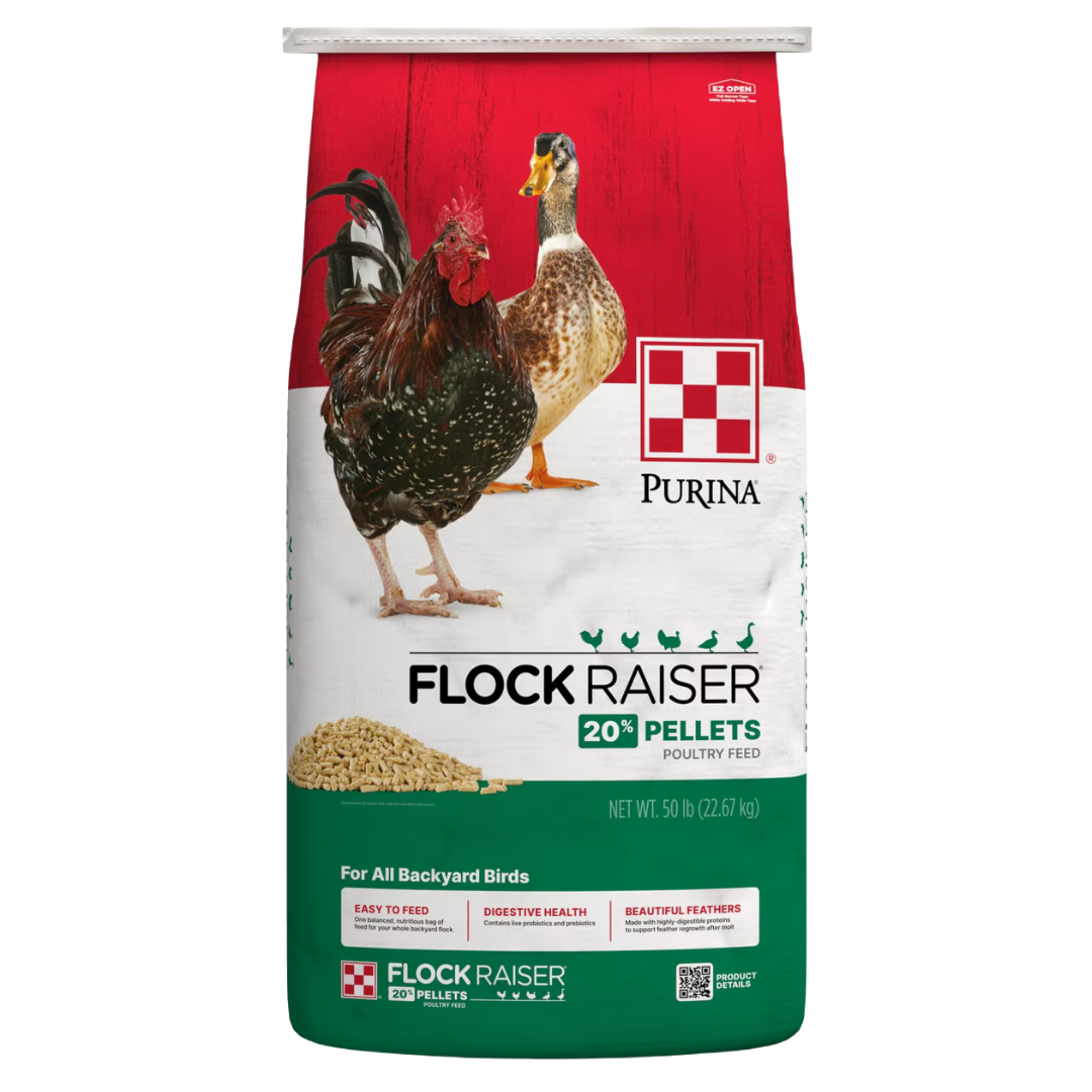 Purina Flock Raiser Pellets 50-lb