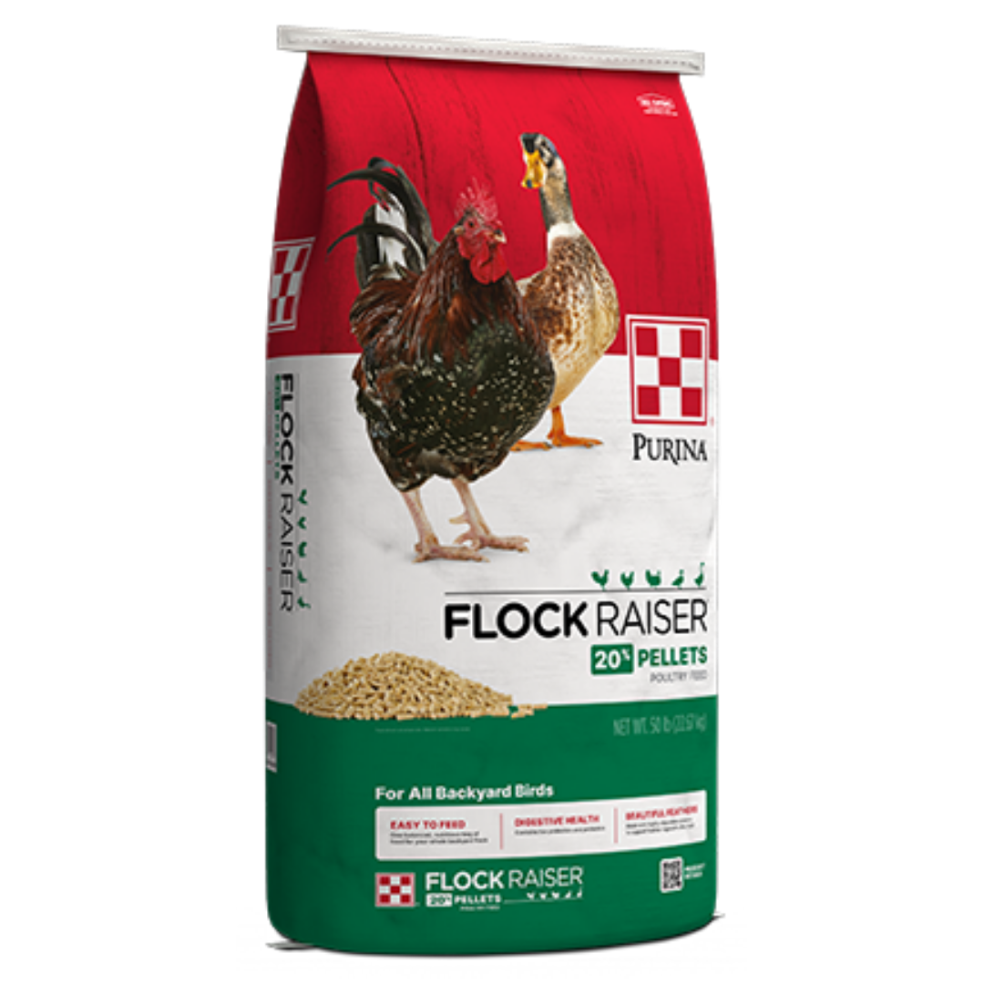 Purina Flock Raiser Pellets Medicated. 50-lb