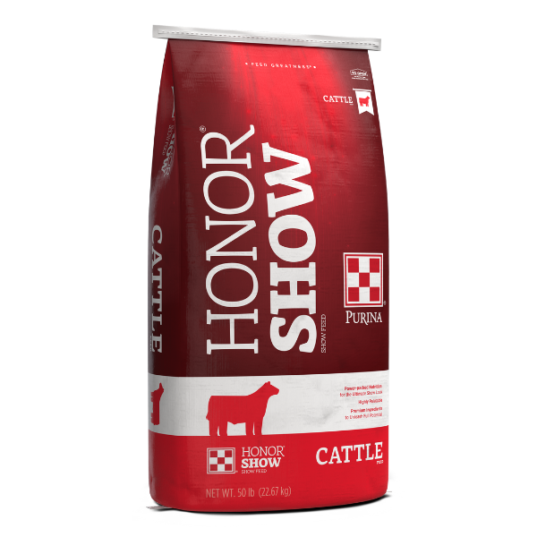 Purina Honor Show Chow Fitter’s Edge Cattle Feed 50-lb