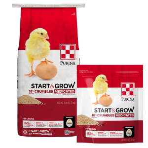 Purina Start Grow Medicated Crumbles Size Combo