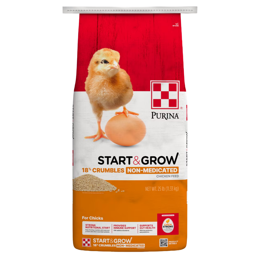 Purina Start Grow Non-Medicated Crumbles 50-lb