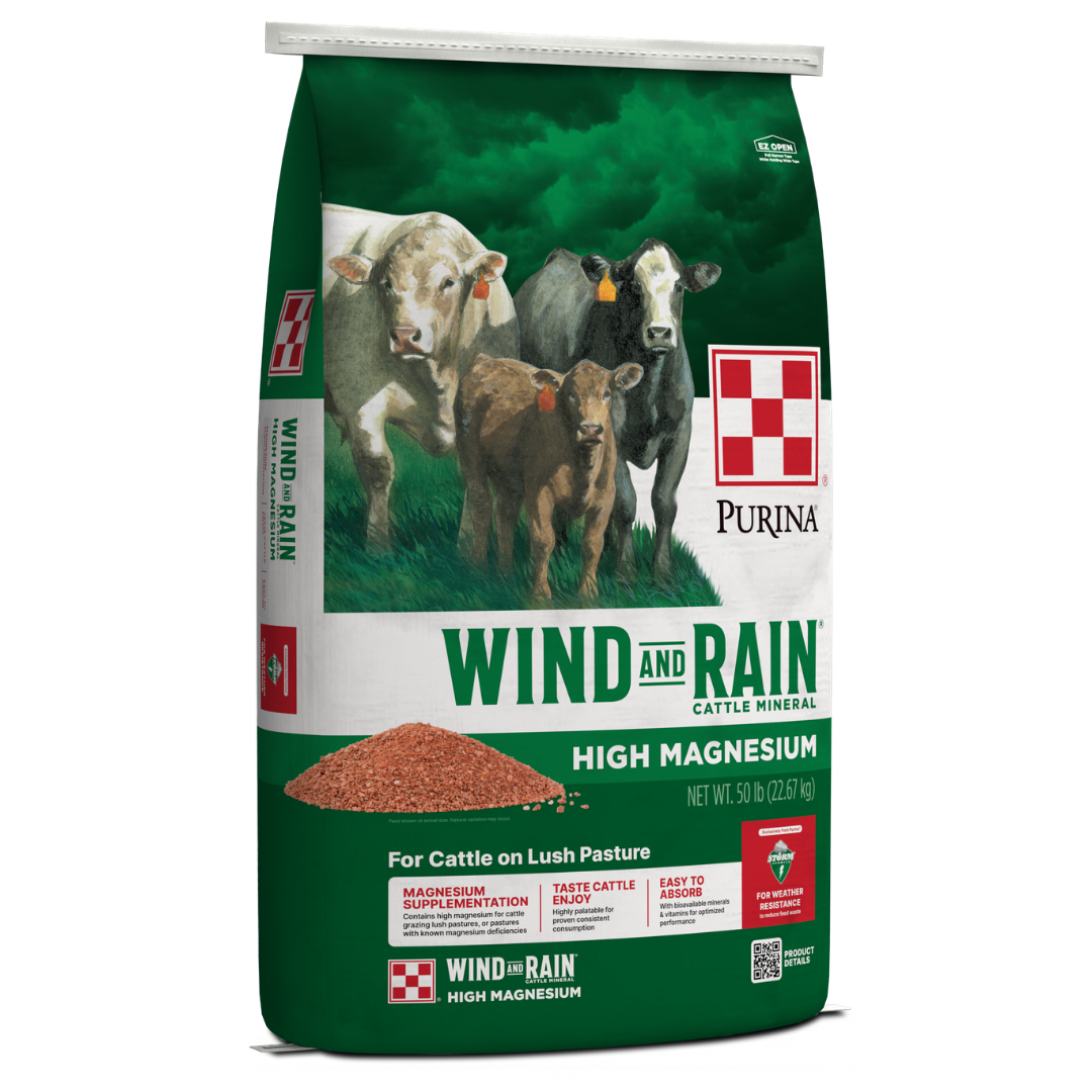 Purina Wind and Rain High Magnesium. 50-lb