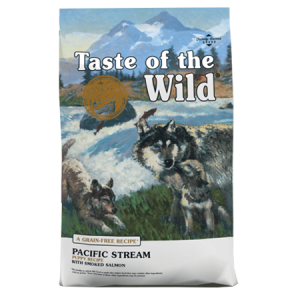 Taste of the Wild Pacific Stream Puppy Recipe with Smoked Salmon