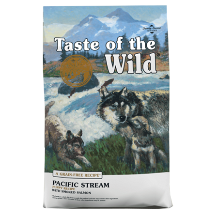 Taste of the Wild Pacific Stream Puppy Recipe with Smoked Salmon
