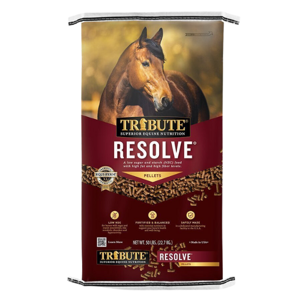 Tribute Resolve High Fat Horse Feed 50-lb