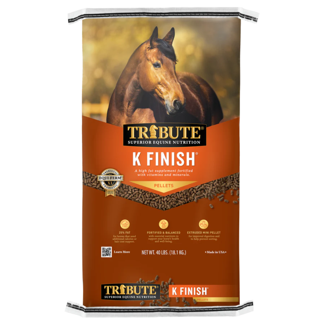 Tribute K Finish® Horse Supplement 40-lb