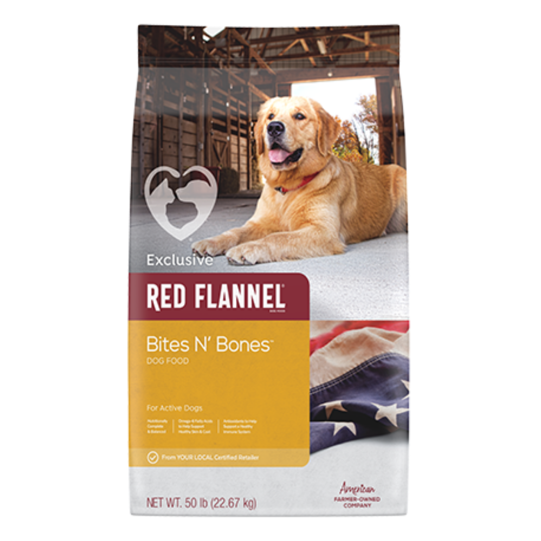 Red Flannel Bites N’ Bones Dry Dog Food