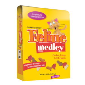 red flannel Feline Medley Cat Food