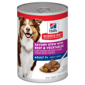 Hill's Science Diet Adult 7+ Savory Stew with Beef & Vegetables Dog Food