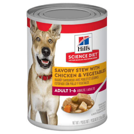 Hill's Science Diet Adult Savory Stew with Chicken & Vegetables Dog Food