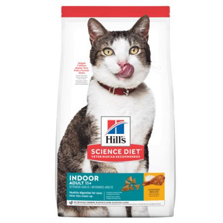 Hill's Science Diet Adult 11+ Indoor Cat Food