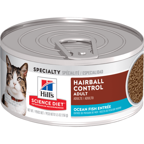 Hill's Science Diet Adult Hairball Control Ocean Fish Entrée Cat Food