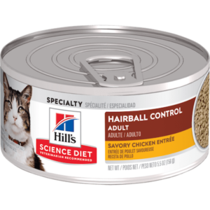 Hill's Science Diet Adult Hairball Control Savory Chicken Entrée Cat Food