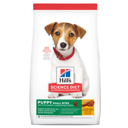 Hill's Science Diet Puppy Small Bites Chicken & Barley Recipe Dog Food