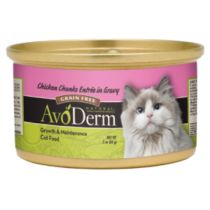 AvoDerm Natural Chicken Chunks Entrée in Gravy