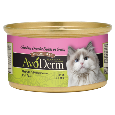 AvoDerm Natural Chicken Chunks Entrée in Gravy