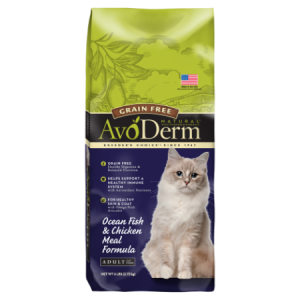 AvoDerm Natural Grain Free Ocean Fish & Chicken Meal Formula dry cat food