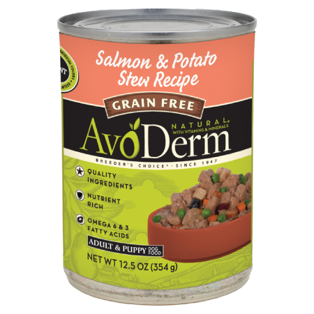 AvoDerm Natural Salmon & Potato Stew Recipe