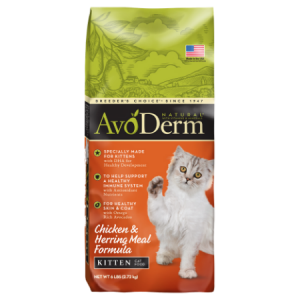 AvoDerm Natural Kitten Chicken & Herring Meal Formula Dry Cat Food