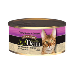 AvoDerm Natural Wild by Nature Grain-Free Salmon in Salmon Consomme Canned Cat Food