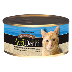 AvoDerm Natural Wild by Nature Grain-Free Tuna with Prawns Canned Cat Food