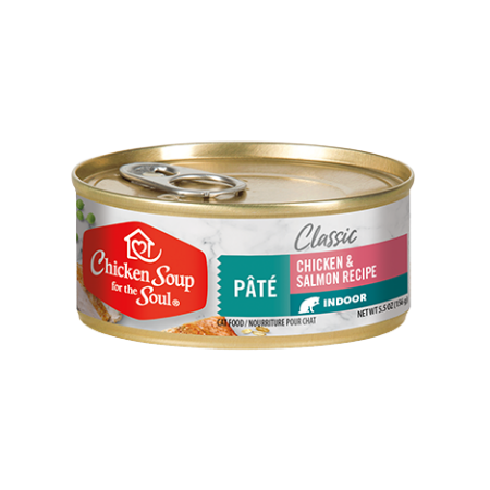 Chicken Soup For The Soul Classic Indoor Cat Wet Food-Chicken & Salmon Recipe