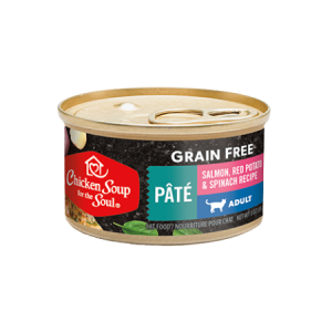 Chicken Soup For The Soul Grain Free Wet Cat Food-Salmon, Red Potato & Spinach Pate