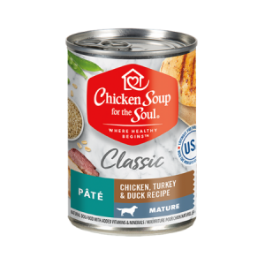 Chicken Soup For The Soul Classic Mature Dog Wet Food-Chicken, Turkey & Duck Pate