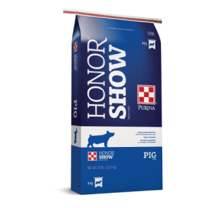 purina honor show chow pig feed