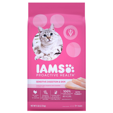 Iams Proactive Health Adult Cat Sensitive Digestion & Skin