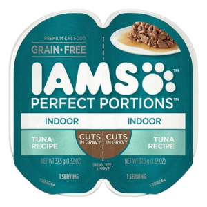 Iams Perfect Portions Indoor Cat-Tuna Cuts In Gravy