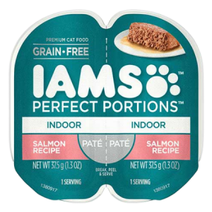 Iams Perfect Portions Indoor Cat Pate-Salmon