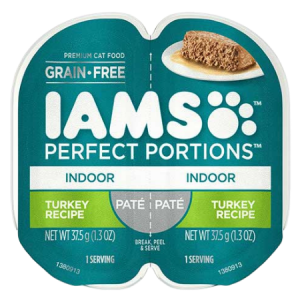 Iams Perfect Portions Indoor Pate Cat Food-Turkey
